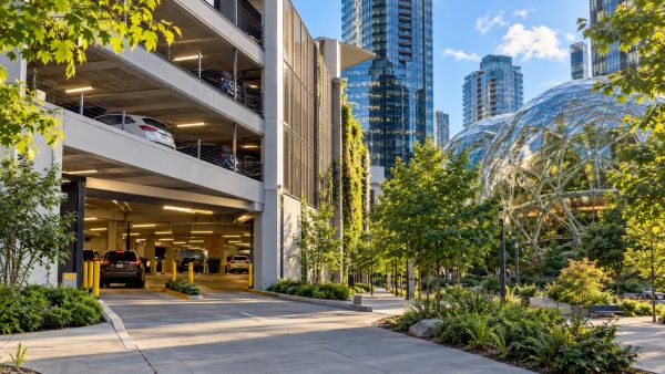 Is parking available at the amazon cricket parking garage?